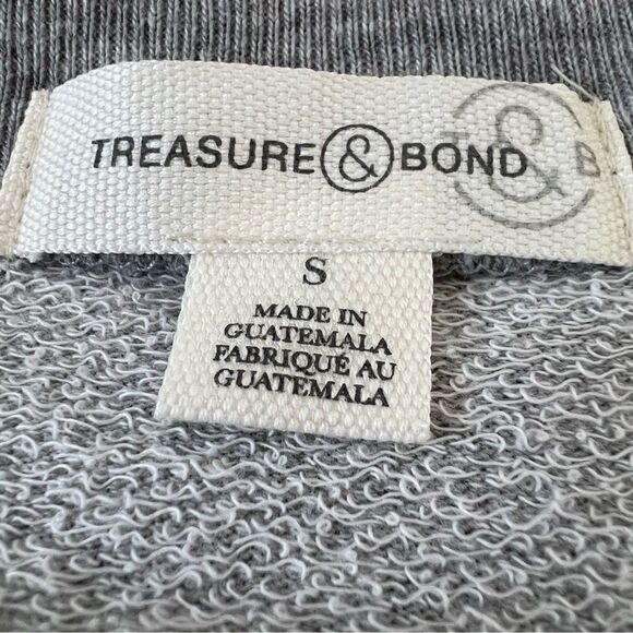 Treasure & Bond Rolling Stones Sweatshirt 76 Tour Womens Small Gray Pullover - Picture 5 of 6